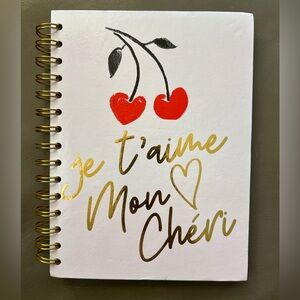 Cherry 🍒 Themed Spiral Notebook